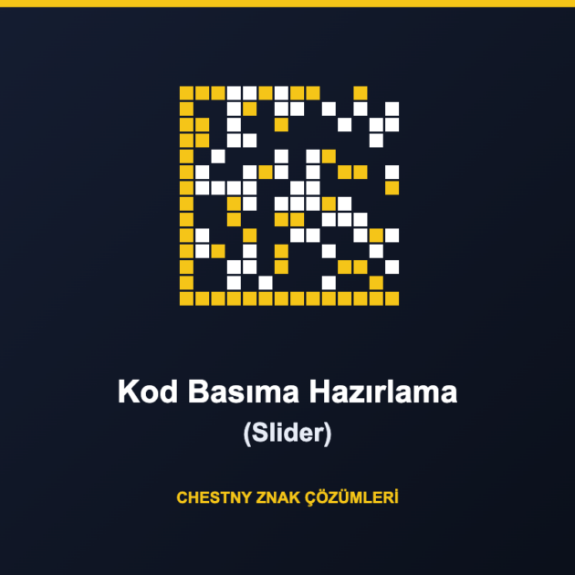 Chestny Znak Kod Basıma Hazırlama Servisi (Slider)