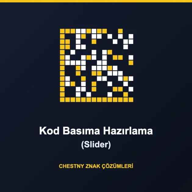 Chestny Znak Kod Basıma Hazırlama Servisi (Slider)