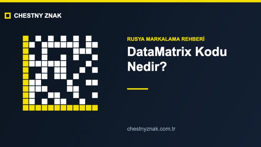 DataMatrix kodu nedir Chestny Znak