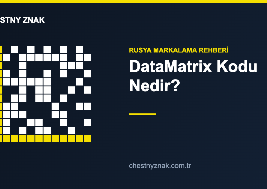 DataMatrix kodu nedir Chestny Znak