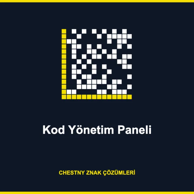 Chestny Znak kod yönetim paneli arayüzü