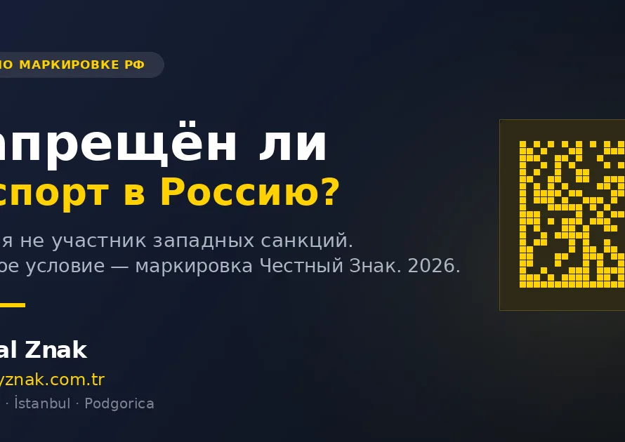 Запрещён ли экспорт в Россию? Реальность 2026 для турецких экспортёров