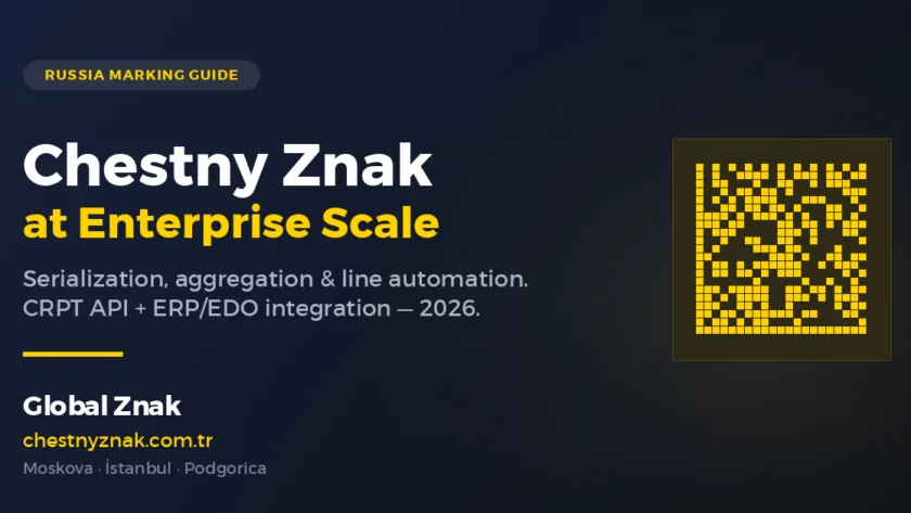Chestny Znak for High-Volume Exporters: Marking at Scale (2026)