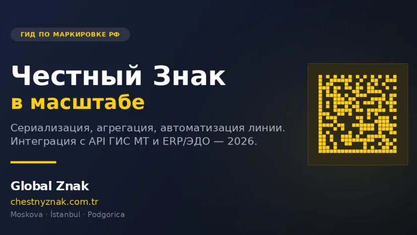 Честный Знак для крупных экспортёров: маркировка в масштабе (2026)