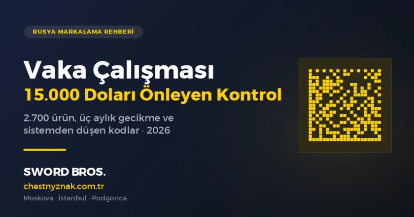 Chestny Znak kod kontrolu vakasi: 2700 urun yeniden markalanmadi