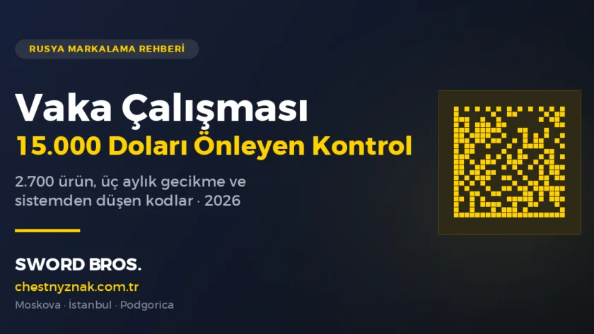 Chestny Znak kod kontrolu vakasi: 2700 urun yeniden markalanmadi